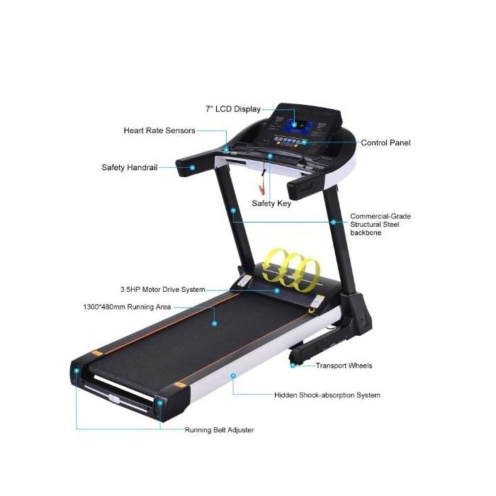 Marshal Fitness MF-JN-Apollo-1-DC Incline Motorized Treadmill With LCD Screen Price in Doha Qatar