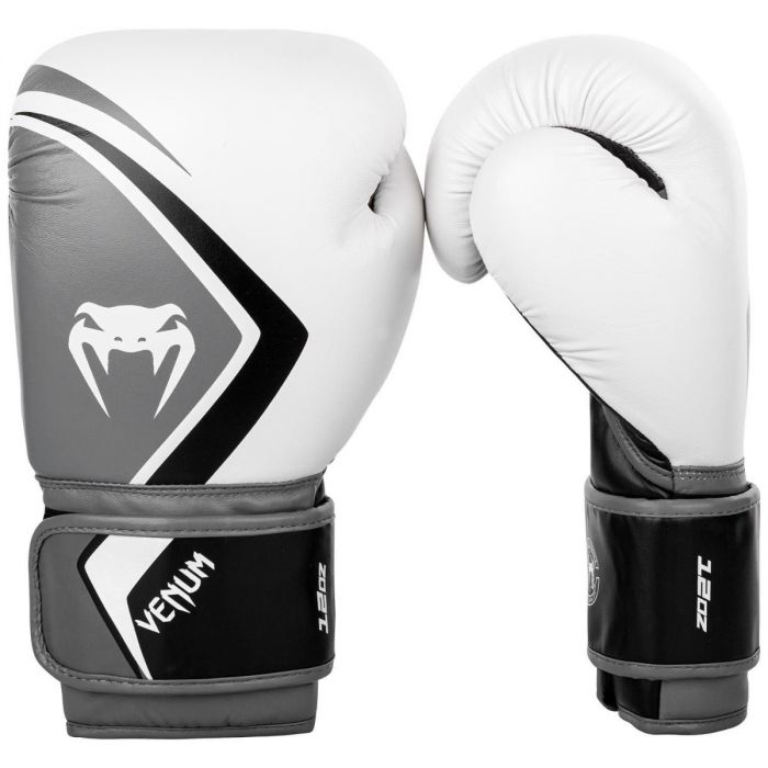 Venum Contender 2.0 Boxing Gloves White-Grey-Black-10 Oz Price in Doha Qatar
