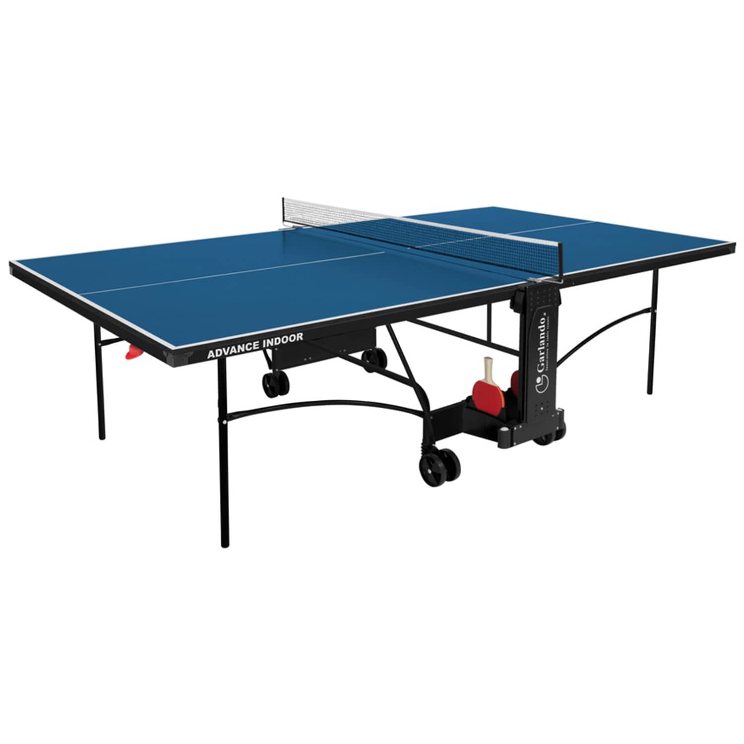 Garlando Advance Indoor Foldable TT Table with Wheels - Blue Top Price in Doha Qatar