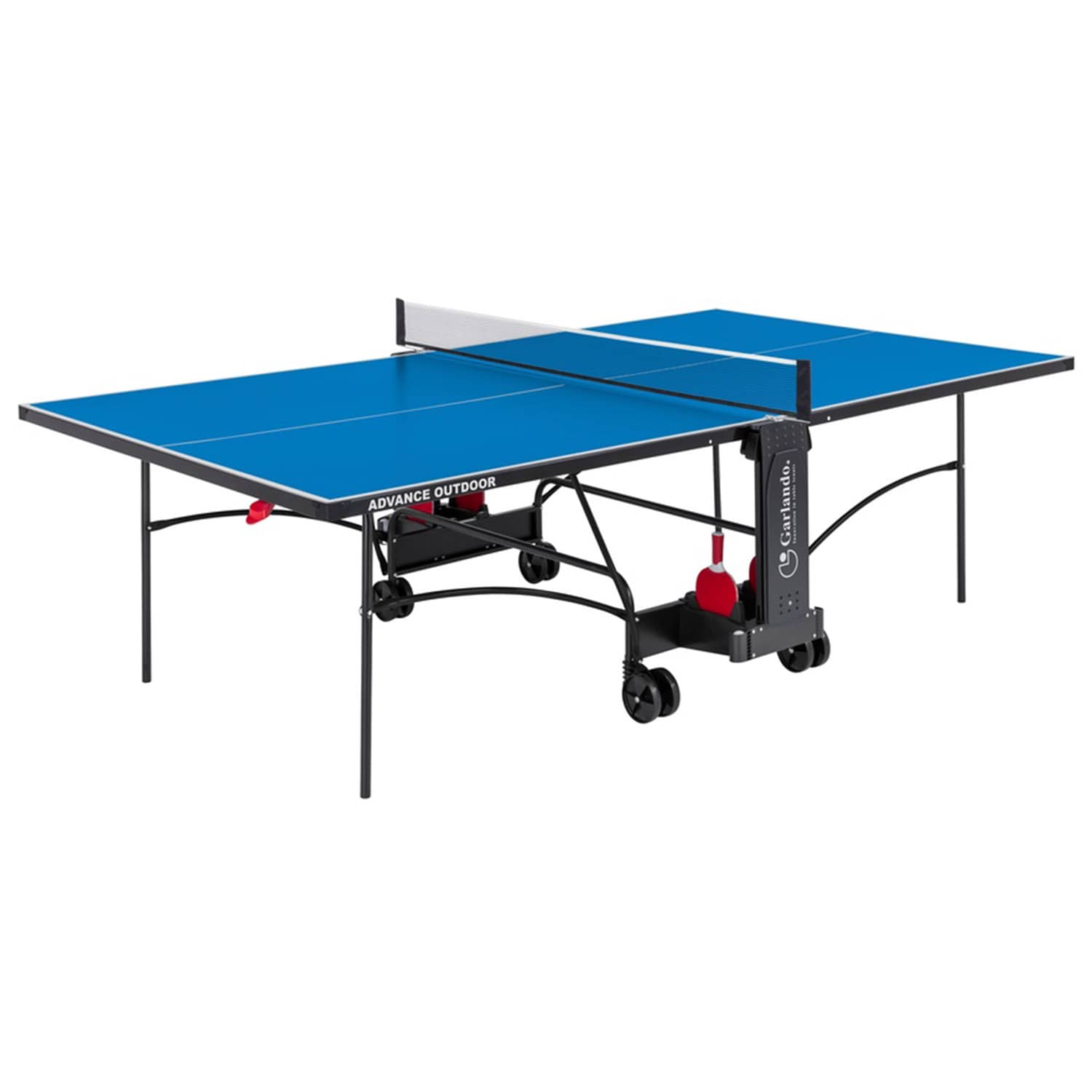 Garlando Advance Outdoor Foldable TT Table with Wheels - Blue Top Price in Doha Qatar