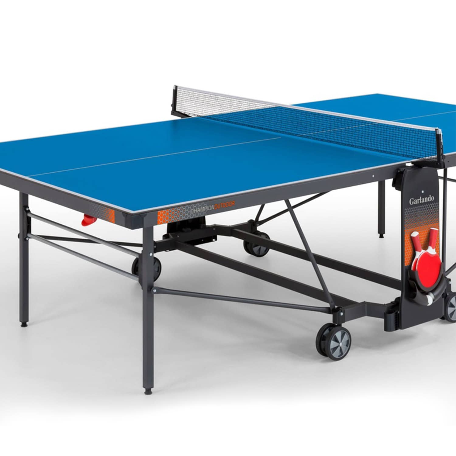 Garlando Champion Outdoor Foldable TT Table with Wheels -Blue Top Price in Doha Qatar - Image 4