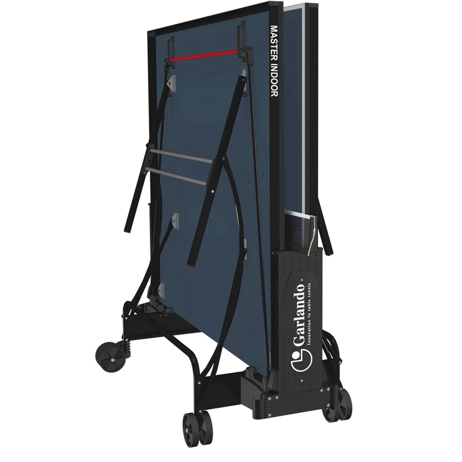 Garlando Master Indoor Foldable TT Table with Wheels - Blue Top Price in Doha Qatar - Image 3