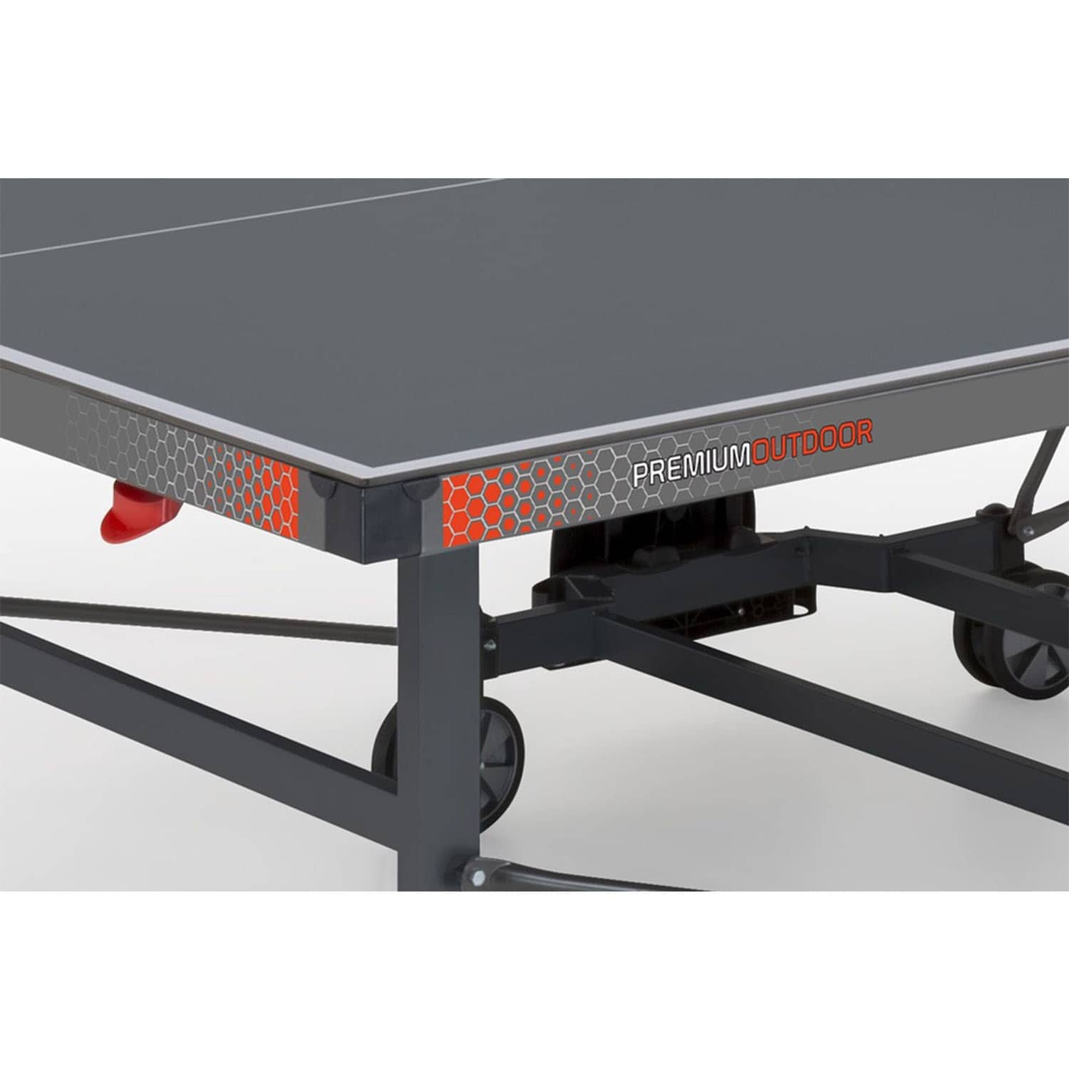 Garlando Premium Outdoor Foldable TT Table with Wheels - Grey Top Price in Doha Qatar - Image 4