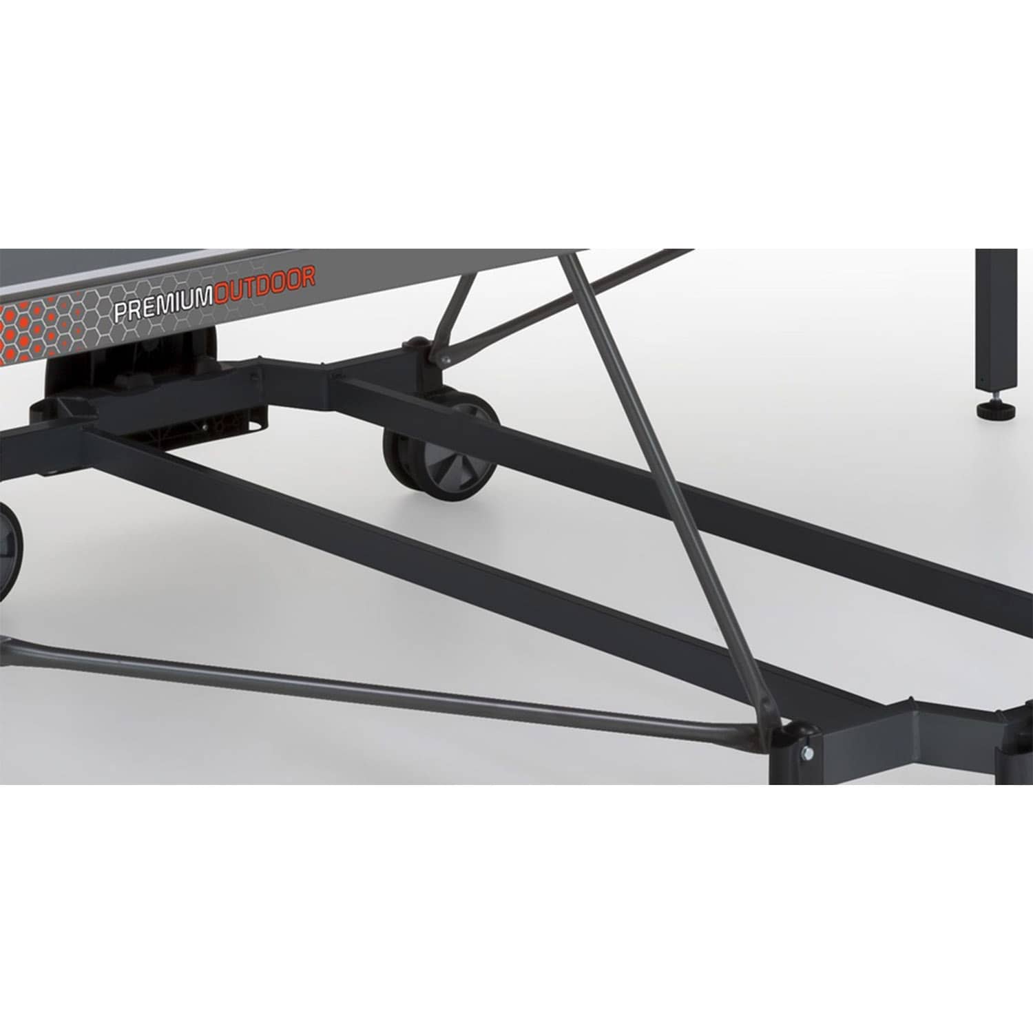 Garlando Premium Outdoor Foldable TT Table with Wheels - Grey Top Price in Doha Qatar - Image 3