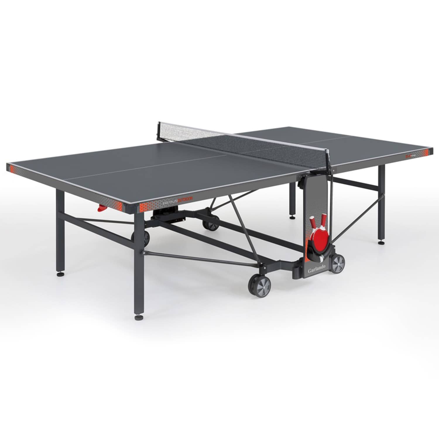 Garlando Premium Outdoor Foldable TT Table with Wheels - Grey Top Price in Doha Qatar