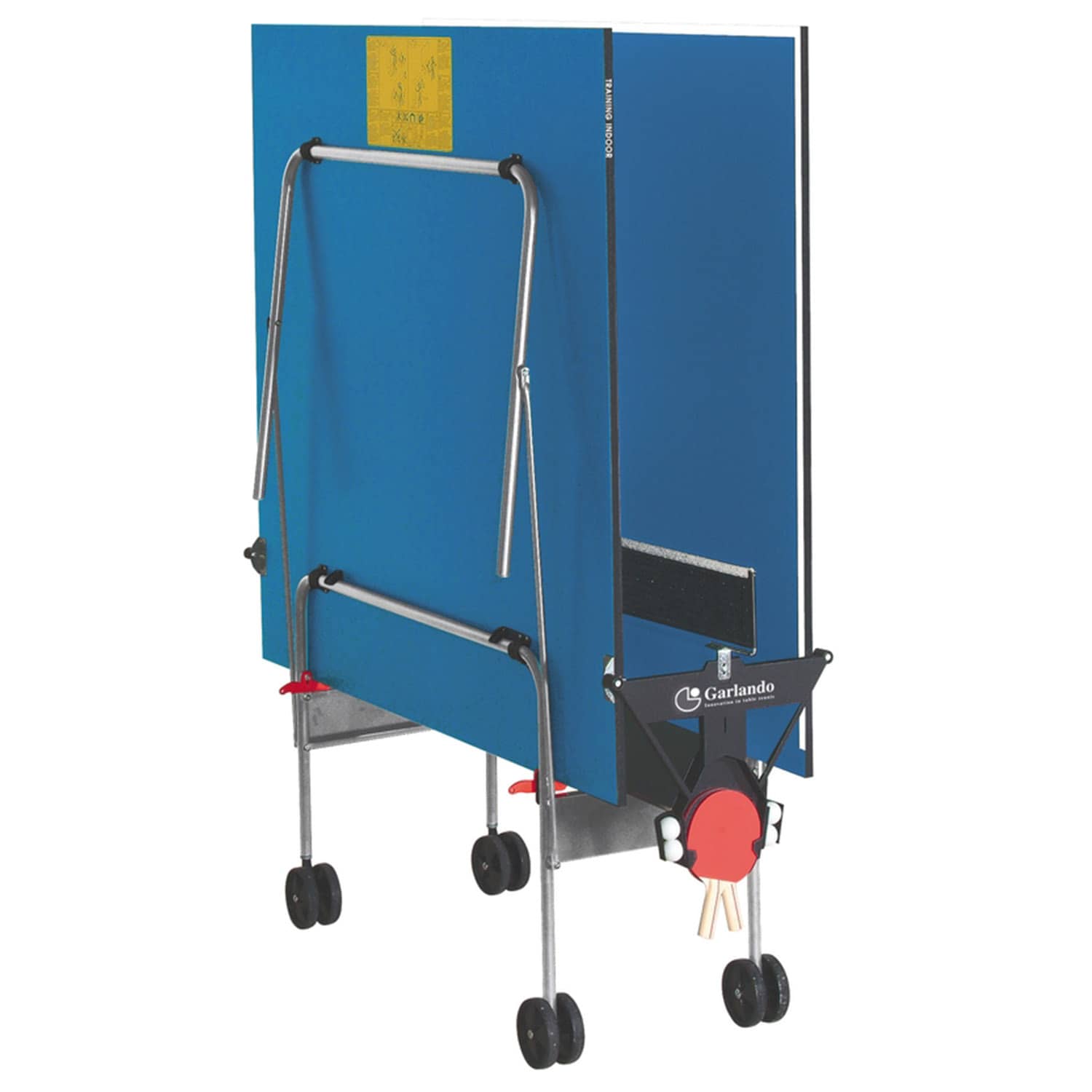 Garlando Training Indoor Foldable TT Table with Wheels - Blue Top Price in Doha Qatar - Image 3
