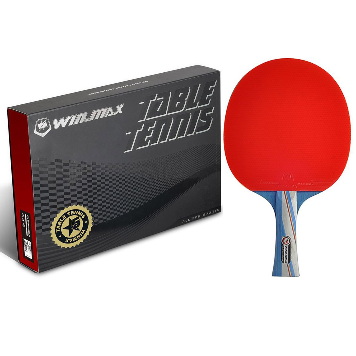 Winmax Table Tennis Racket Long Handles-5 Stars Price in Doha Qatar - Image 2