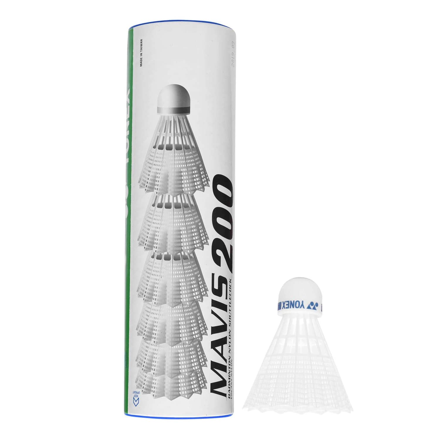 Yonex Mavis 200 Badminton Shuttlecock 6 Pack White-Slow Price in Doha Qatar