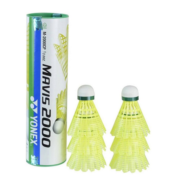 Yonex Mavis 2000 Badminton Shuttlecock 6 Pack Yellow-Slow Price in Doha Qatar