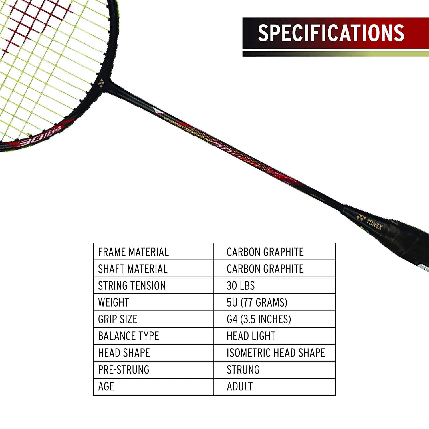 Yonex Nanoray 70 LIGHT Badminton Racket Price in Doha Qatar - Image 4