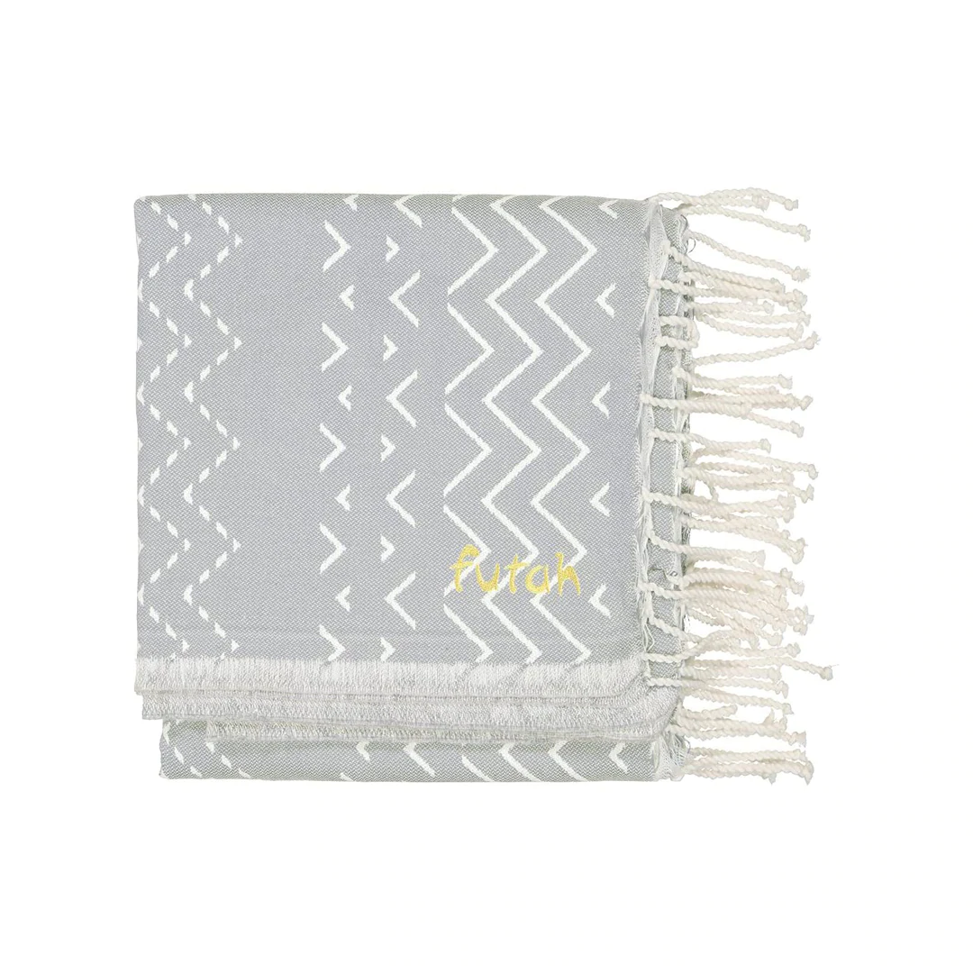 Futah- Beach Towel Barra XL Grey Price in Doha Qatar