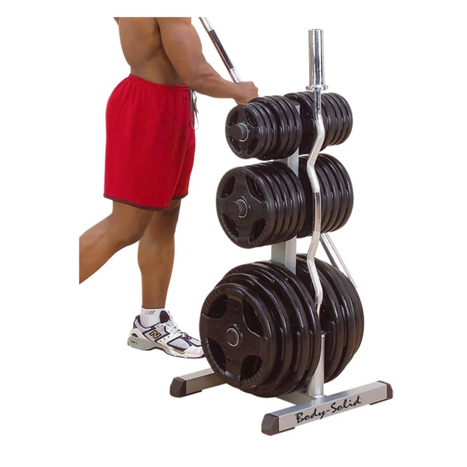 Body Solid Olympic Plate Tree & Bar Holder Price in Doha Qatar - Image 2