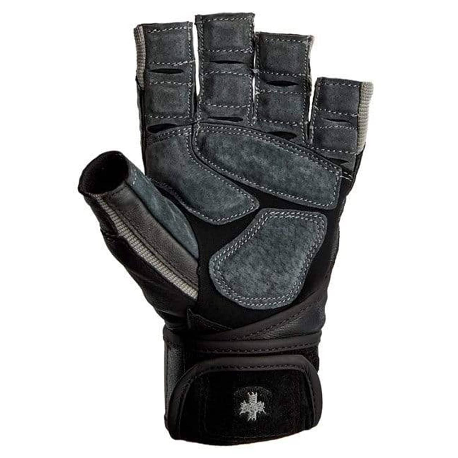 Harbinger BioForm Wristwrap Gloves Grey-Small Price in Doha Qatar - Image 2