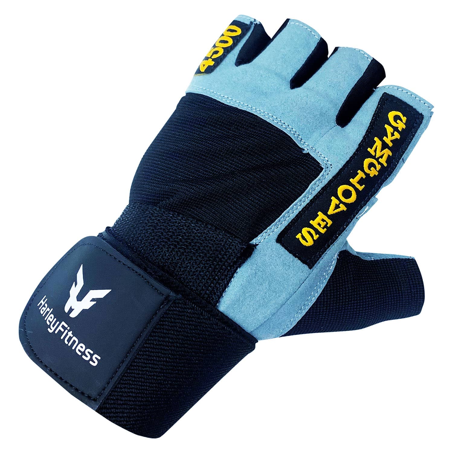 Harley Fitness 4500 Weight Lifting Gloves Light Blue-Small Price in Doha Qatar - Image 2