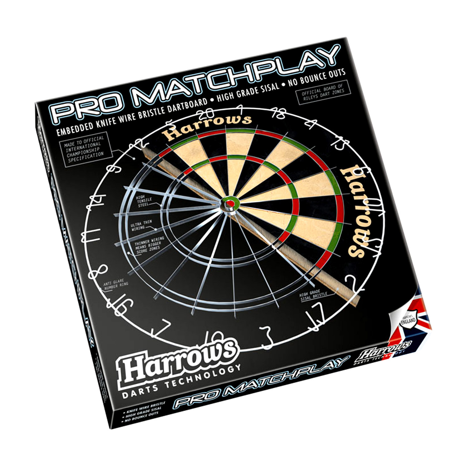 Harrows Mens Pro Matchplay Bristle Dartboard Price in Doha Qatar - Image 2