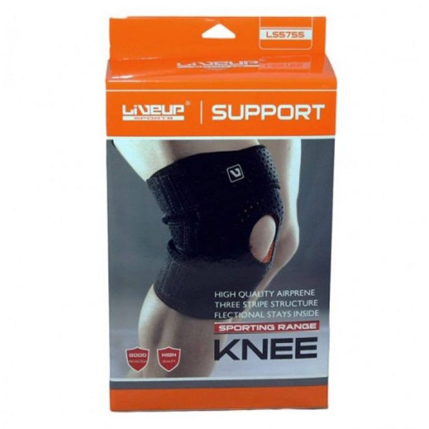 Liveup Knee Support LS5755 Black Price in Doha Qatar - Image 2