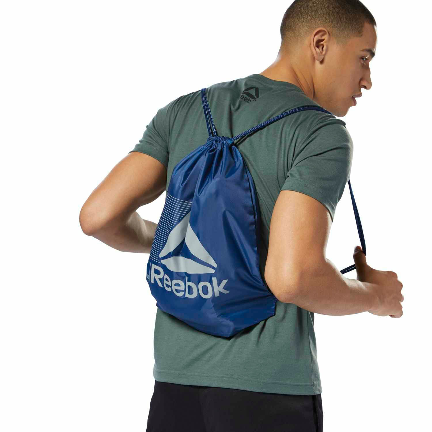 Reebok Fitness Act Fon Gymsack-Washed bag -Blue Price in Doha Qatar - Image 2