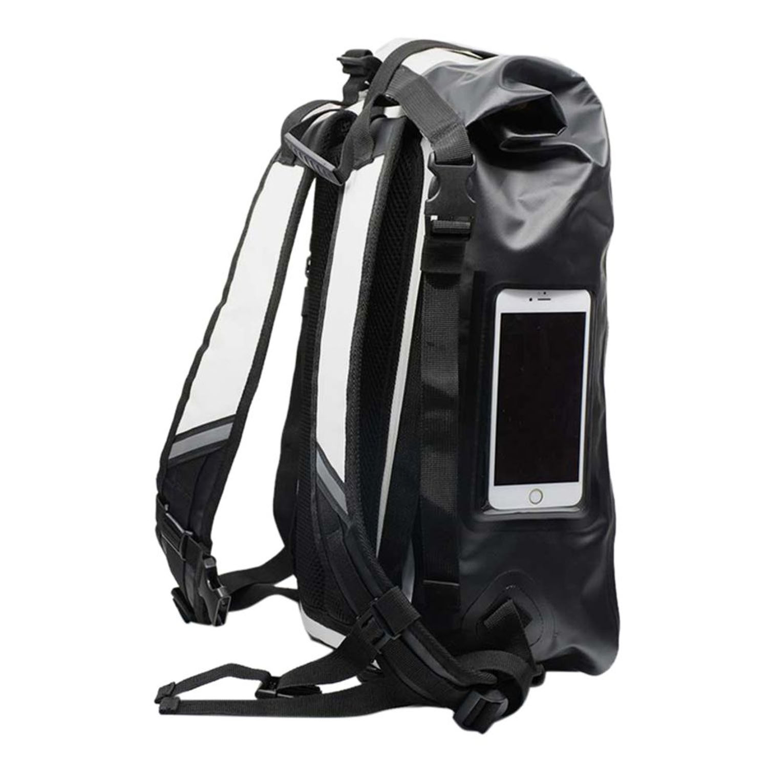 TRX Travel Style Waterproof Dry Backpack Bag 20 L-Black/White Price in Doha Qatar - Image 2