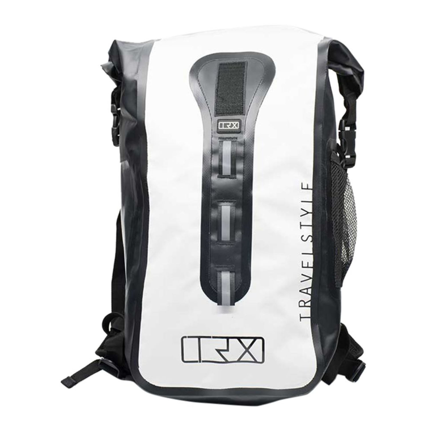 TRX Travel Style Waterproof Dry Backpack Bag 20 L-Black/White Price in Doha Qatar