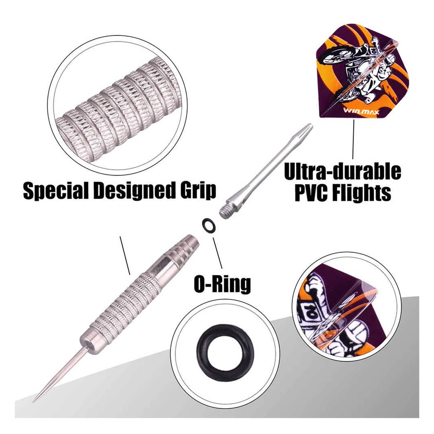 Winmax Darts Steep Tip Set Price in Doha Qatar - Image 2